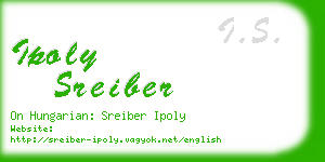 ipoly sreiber business card